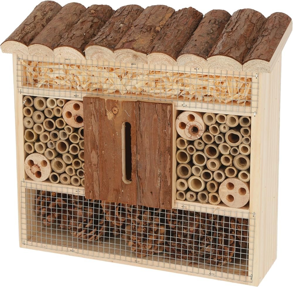 Hotel para insectos Kerbl Pet de 29 × 8 × 28 cm