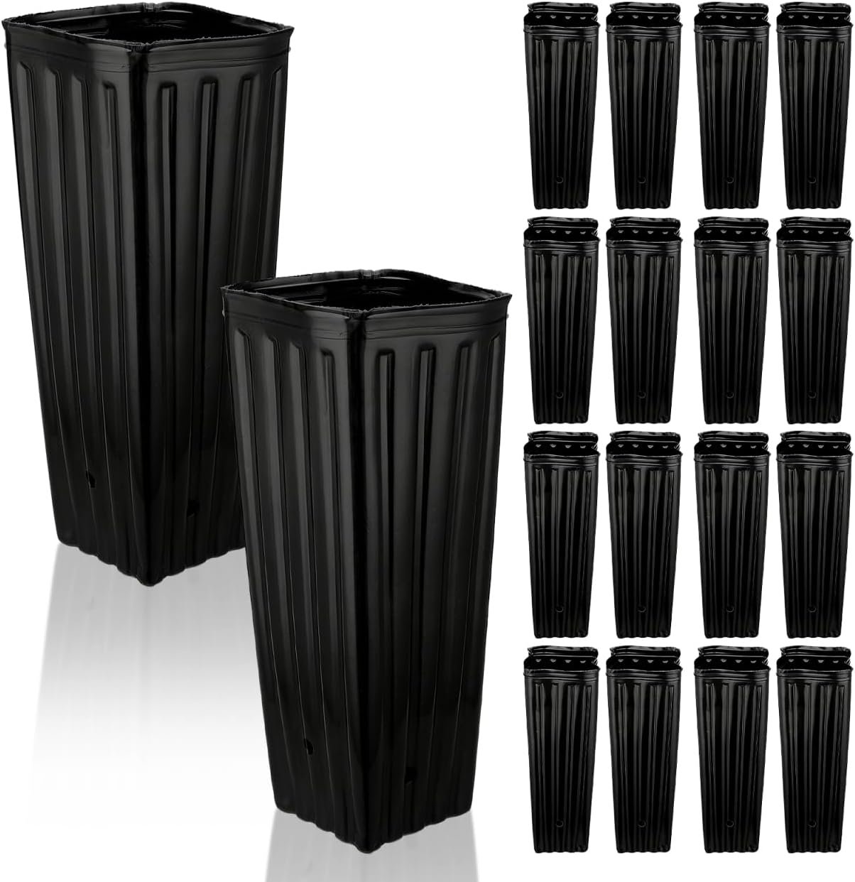 Macetas profundas Yardwe para plántulas de árboles