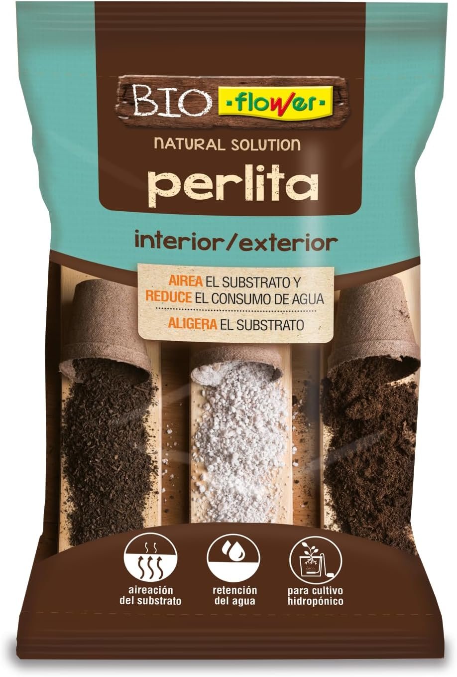 Envase Flower de perlita hortícola de 5 L