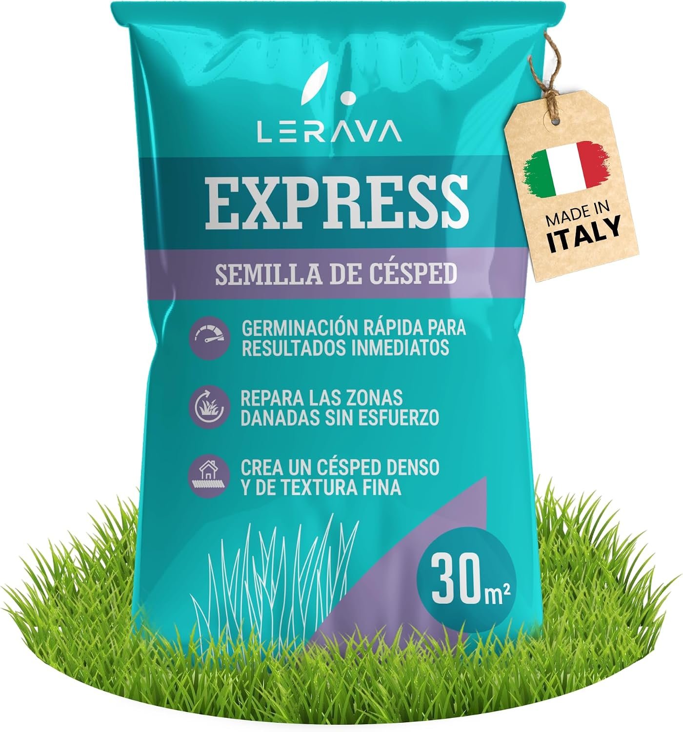 Envase LERAVA EXPRESS de semillas de césped de 0,75 kg